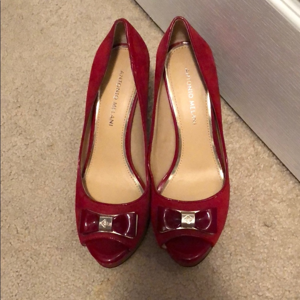 Open toed high heels